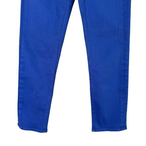 J.Crew Matchstick Stretch Denim‎ Crop Jeans in Royal Blue, Size 26 - Picture 7 of 11